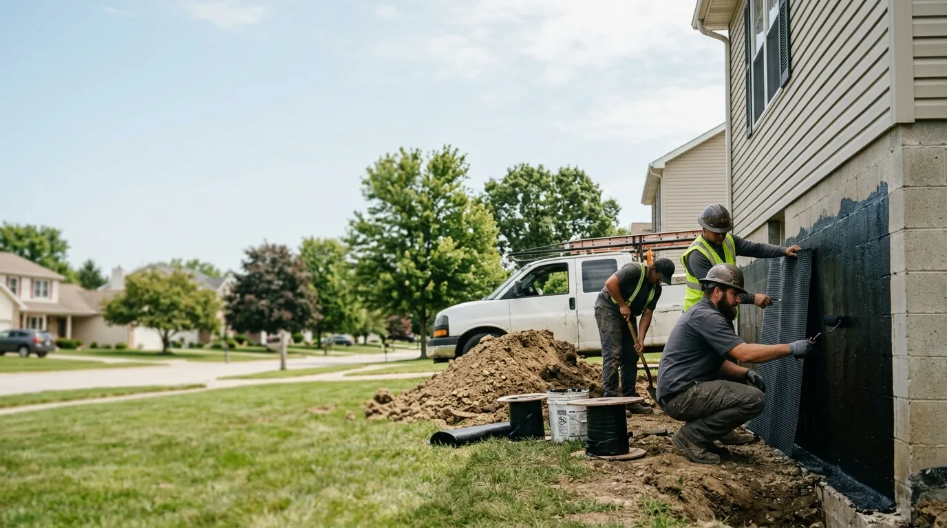 Basement Waterproofing in Tolono, IL near me
